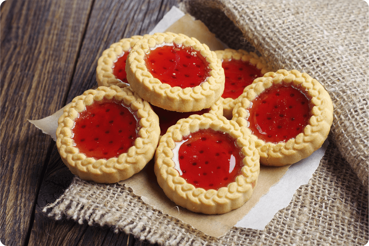 Pectin based bake stable fillings with extended shelf life